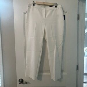 Elegant White Trousers Rafaella size 12
